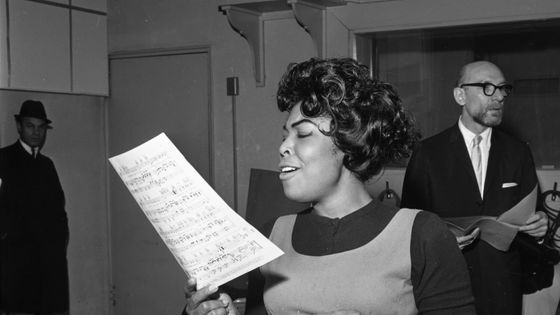 Gloria Lynne au studio Evrest Records à New York ©Getty - PoPsie Randolph/Michael Ochs Archives/Getty Images