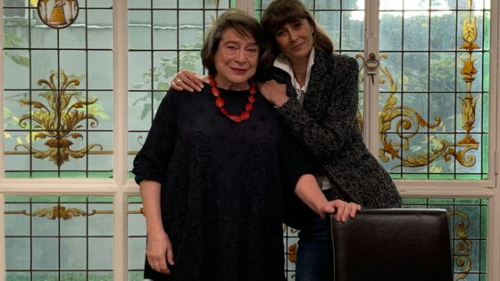 La pianiste russe Elisabeth Leonskaja et Emmanuelle Franc à Paris en novembre 2019 ©Radio France - Christine Amado / France Musique