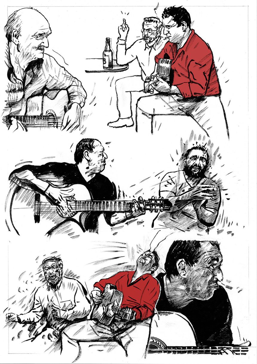 Planche du projet "Rumba gitane catalane" de Kkrist Mirror