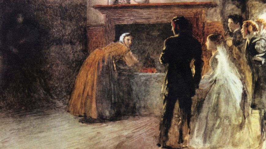 Illustration du roman "Jane Eyre", par le peintre Frederick Walker.