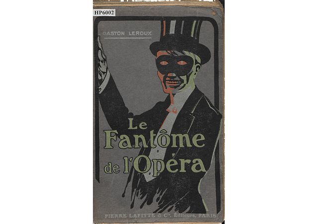 La Fantôme de l’Opéra, couverture de l'édition originale, éditions Pierre Lafitte et Cie