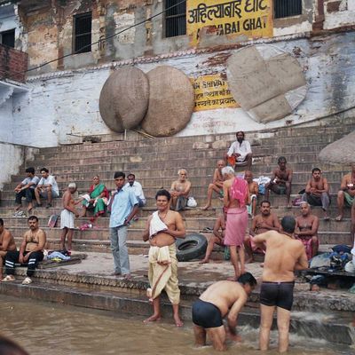 Ghat à Bénarès, 28 août 2005