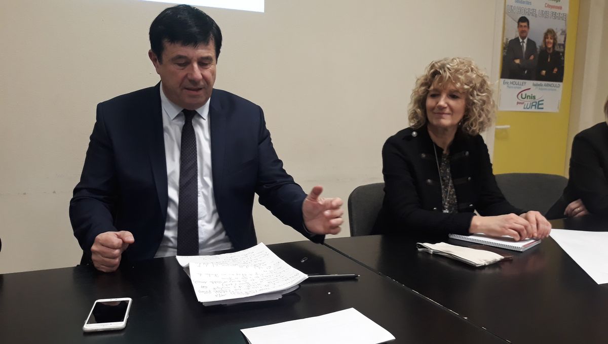 Eric Houlley et Isabelle Arnould présentent leur liste pour les municipales à Lure