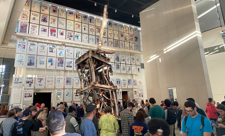 Une des grandes attractions de ce musée : la 9/11 Gallery avec l'antenne de communication du World Trade Center