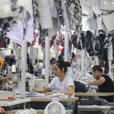 Une usine textile à Nantong, dans la province de Jiangsu (est de la Chine) en septembre 2019 afp.com