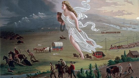 John Gast, American Progress, 1872 - John Gast