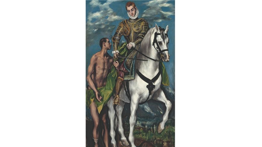 Saint Martin et le pauvre 1597 - 1599. Huile sur toile 193,5 x 103 cm Washington, National Gallery of Art.