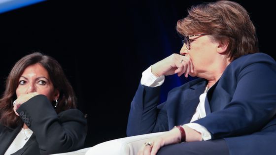 Anne Hidalgo à Paris et Martine Aubry à Lille font partie des rares femmes à avoir réussi à prendre les commandes d'une grande ville ©Maxppp - Thierry Thorel