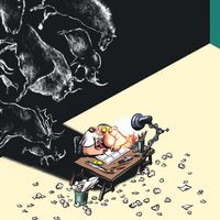 Détail de la couverture de "Thérapie de groupe", Tome 1 : "L'étoile qui danse" de Manu Larcenet