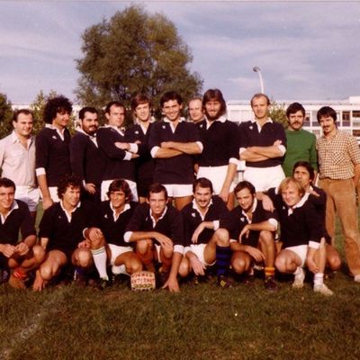 Christophe André au rugby en 1987