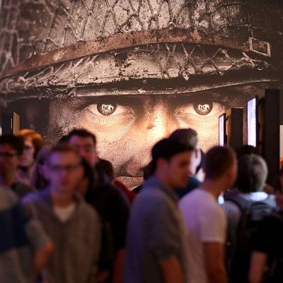 Le stand "Call of Duty" de la Gamescom 2017 en Allemagne