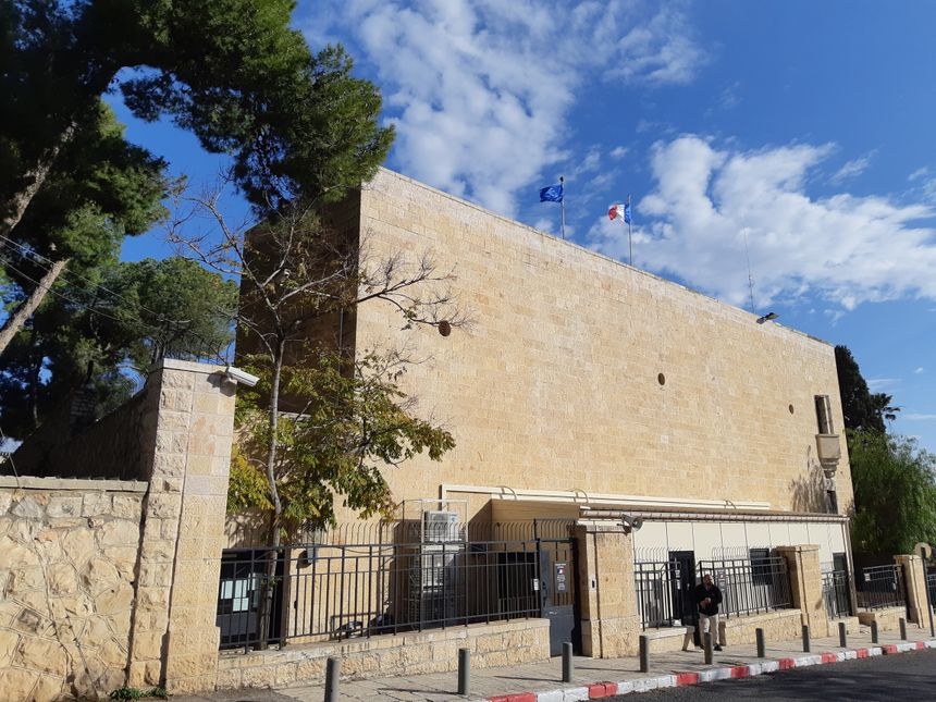 Le consulat général de France à Jérusalem à quelques pas de la vieille ville