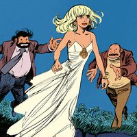 Détail de la couverture de "Mais où est Kiki ?", une aventure de Tif et Tondu signée Blutch et Robber