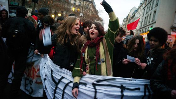 Le nouveau bac provoque-t-il une crise au lycée ? ©AFP - OLIVIER LABAN-MATTEI