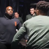 Teddy Riner, rituel catch