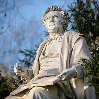 Statue de Franz Schubert au Stadtpark de Vienne