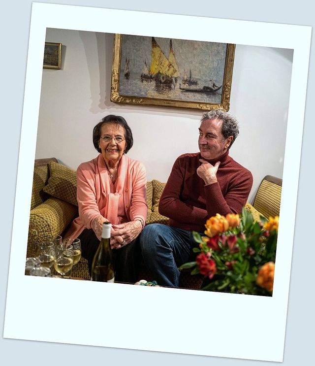 Raymonde Viret, professeure de chant et François Morel
