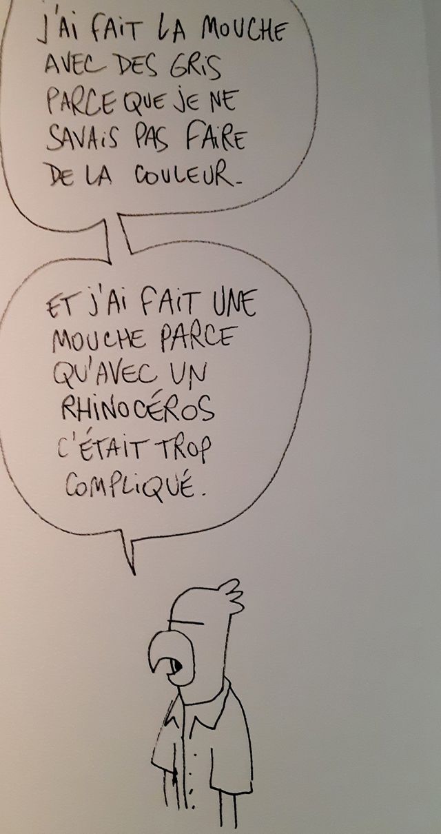 Dans l'exposition consacrée à Lewis Trondheim à Angoulême