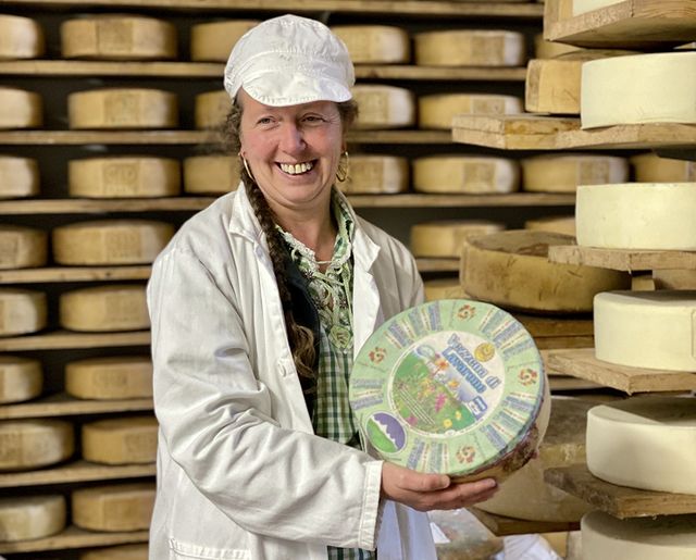 Marisa Corradi productrice de fromage Vezzena di Lavarone
