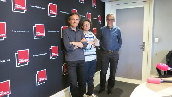 France Musique, studio 141... Philippe Venturini, Fabian Gastellier & Georges Zeisel (de g.à d.) ©Radio France - Annick Haumier / RF