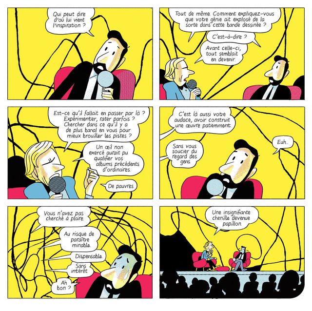 Détail d'"Un auteur de BD en trop" de Daniel Blancou