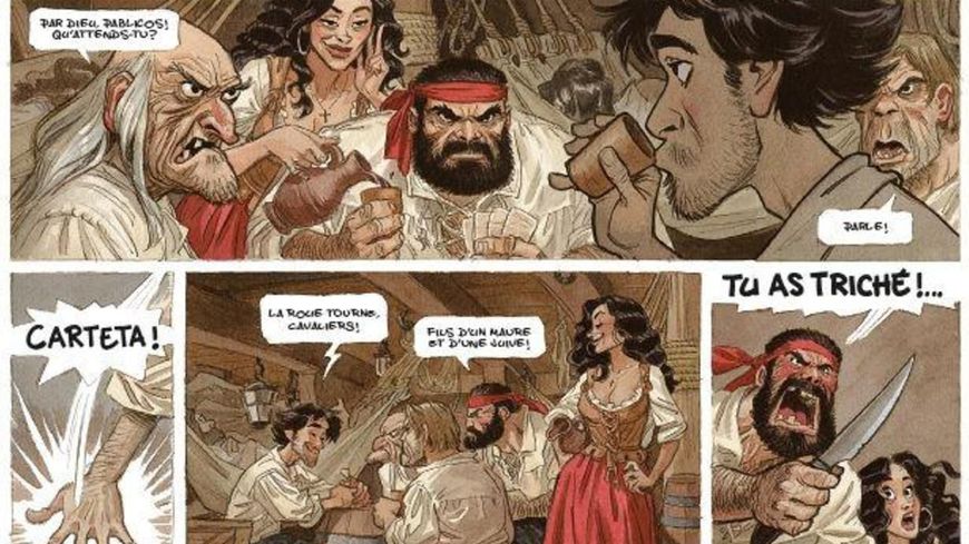Un roman picaresque transposé en BD par deux grands noms du neuvième art, Ayroles et Guarnido. Ayroles et Guarnido/Editions Delcourt.