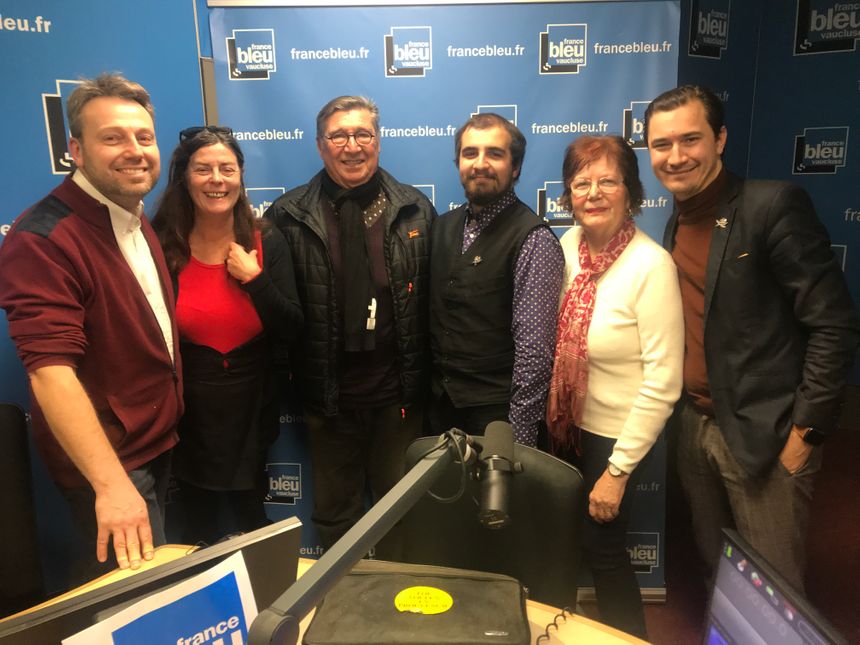 Simon CALAMEL, Nathalie MAZET, Christian MOREL, Stéphane JARDIN, Anne-Marie FERREIRA et Paulin REYNARD.