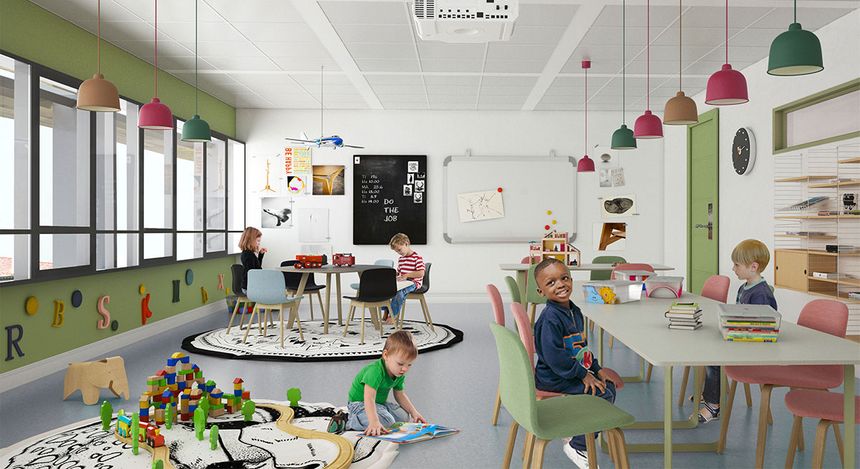 Futur groupe scolaire Tivoli/Rivière à Bordeaux