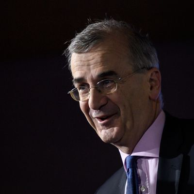 François Villeroy de Galhau, au Forum économique mondial de Davos, en 2019.