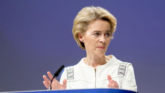 Ursula von der Leyen, présidente de la Commission européenne, a présenté son Pacte vert le 11 décembre 2019 ©Getty - Thierry Monasse/picture alliance
