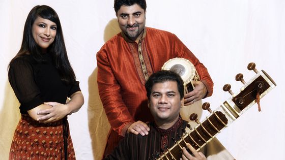 Shani Diluka (à gauche), Mehboob Nadeem (en bas) et Mitel Purohit (en haut) - Musique Matin du 04/02/2020 - Bernard Martinez
