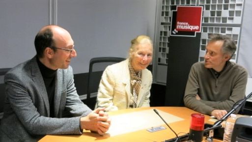 France Musique, studio 361... Emmanuel Reibel, Béatrice Didier & Philippe Venturini (g. à d.) ©Radio France - Annick Haumier / RF