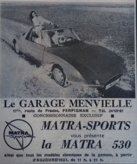 Publicité publiée à l'époque