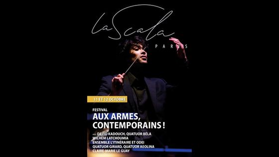 Affiche du festival Aux Armes, Contemporains ! à La Scala de Paris