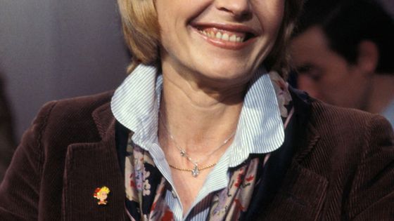 Portrait de la dessinatrice Claire Bretécher le 31 mars 1978 à Paris. ©Getty - Sophia MORIZET-Gamma-Rapho