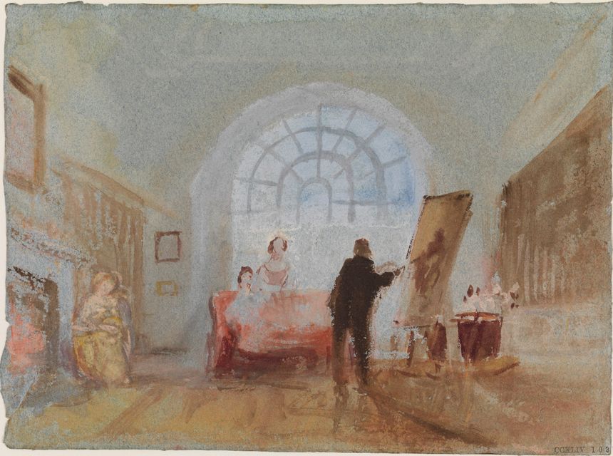 J. M. W. Turner (1775 – 1851) L’Artiste et ses admiratrices 1827