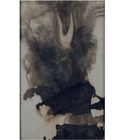 "Tête de diable" (Victor Hugo) - Plume, lavis et encre sur papier