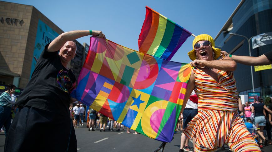 La parade de la gay pride à Johannesbourg, en Afrique du Sud, en octobre 2019