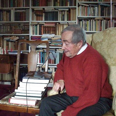 George Steiner à son domicile en 2012