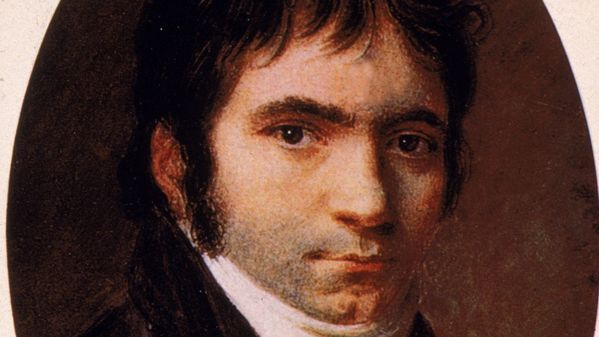 Ludwig van Beethoven (1770 - 1827), d’après un tableau de Christian Horneman