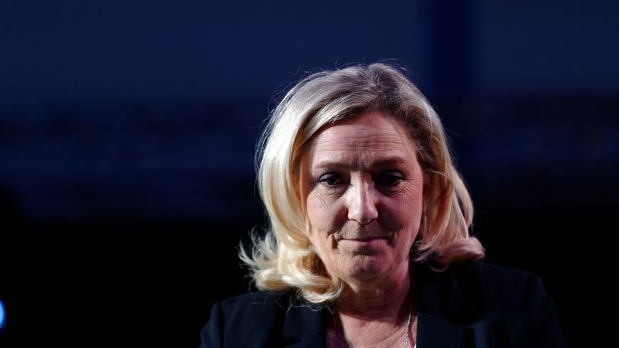Marine Le Pen, présidente du Rassemblement national, à Hénin-Beaumont, le 26 janvier.