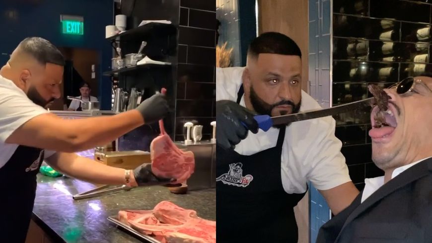 DJ Khaled et Salt Bae (vidéo : Instagram @djkhaled)