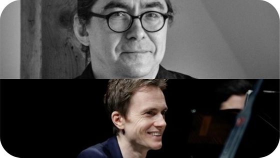 En haut : Brice Pauset / En bas : Alexandre Tharaud