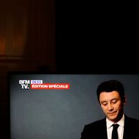 L'allocution de Benjamin Griveaux renonçant à se présenter à la mairie de Paris, retransmise en direct sur les chaînes d'information en continu