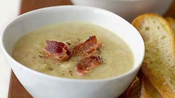 Soupe de pomme de terre au lard
