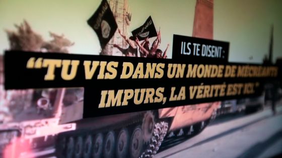 Campagne de sensibilisation "Stop djihadisme" lancée par le gouvernement en 2015 ©AFP - Joel SAGET