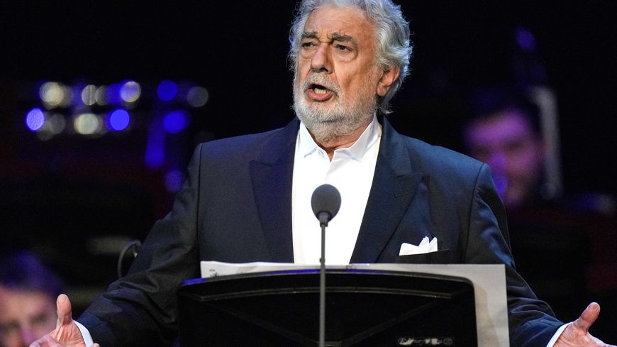 Placido Domingo lors d'un récital à Moscou en octobre 2019