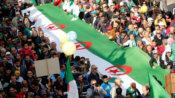 La manifestation du vendredi 14 février 2020 à Alger ©AFP - Billal Bensalem / NurPhoto