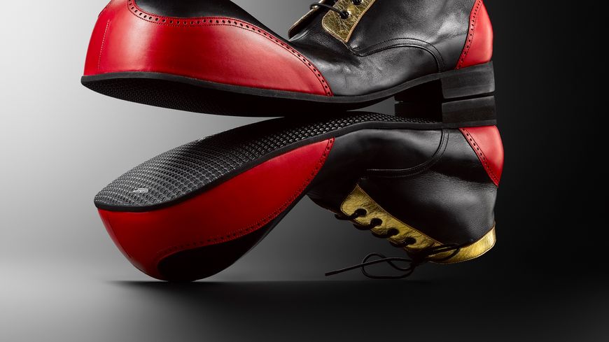 Prototype de la paire de chaussures de clowns de Warren Zavatta Paris, 2009-2010, Maison Clairvoy