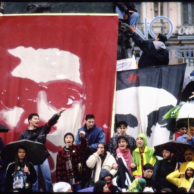 Commémoration de la fin du fascisme en Italie, 25 avril 1994